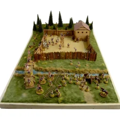 The Last Outpost - FR./Indian War 1/72 Figure Kit 1:72 Scale Plastic Model Kit by Italeri