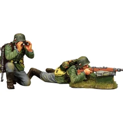 The Sniping Team 1/30 Figure K&C (WH132) 1:30 scale Metal by King and Country