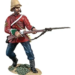24th Foot, Sergeant Bourne with Bayonet 1/30 Figure William Britain (20212) 1:30 Scale Metal by William Britain
