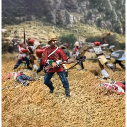 24th Foot, Sergeant Bourne with Bayonet 1/30 Figure William Britain (20212) 1:30 Scale Metal by William Britain