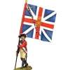 4TH Regiment of Foot Officer w/The King's Colour 1/30 Figure K&C (BR104) 1:30 scale Metal by King and Country