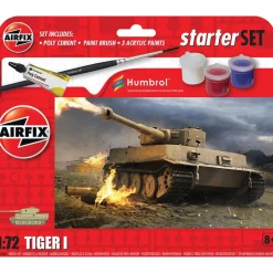 Tiger 1 1/72 Kit Starter Set Airfix (A55004) 1:72 scale Plastic by Airfix