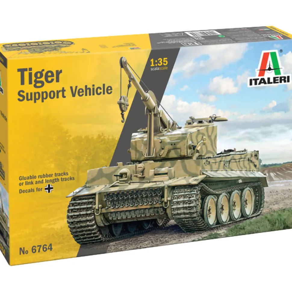 Tiger Support Vehicle 1/35 Kit 1:35 scale Plastic by Italeri