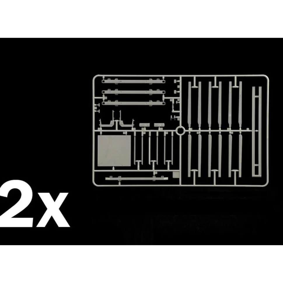Timber Trailer 1/24 Kit 1:24 Scale Plastic Model Kit by Italeri