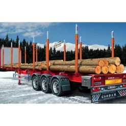 Timber Trailer 1/24 Kit 1:24 Scale Plastic Model Kit by Italeri