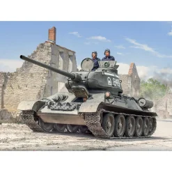 T34/85 Medium Tank 1/35 Kit 1:35 scale Plastic by Italeri