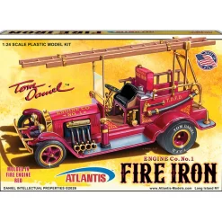 Tom Daniel - Fire Iron Old Time Fire Engine Show Rod 1:24 Scale Plastic Model Kit by Atlantis Models