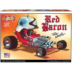 Tom Daniel Red Baron Show Car w/Trading Card - Model Kit 1:24 Scale Plastic Model Kit by Atlantis Models