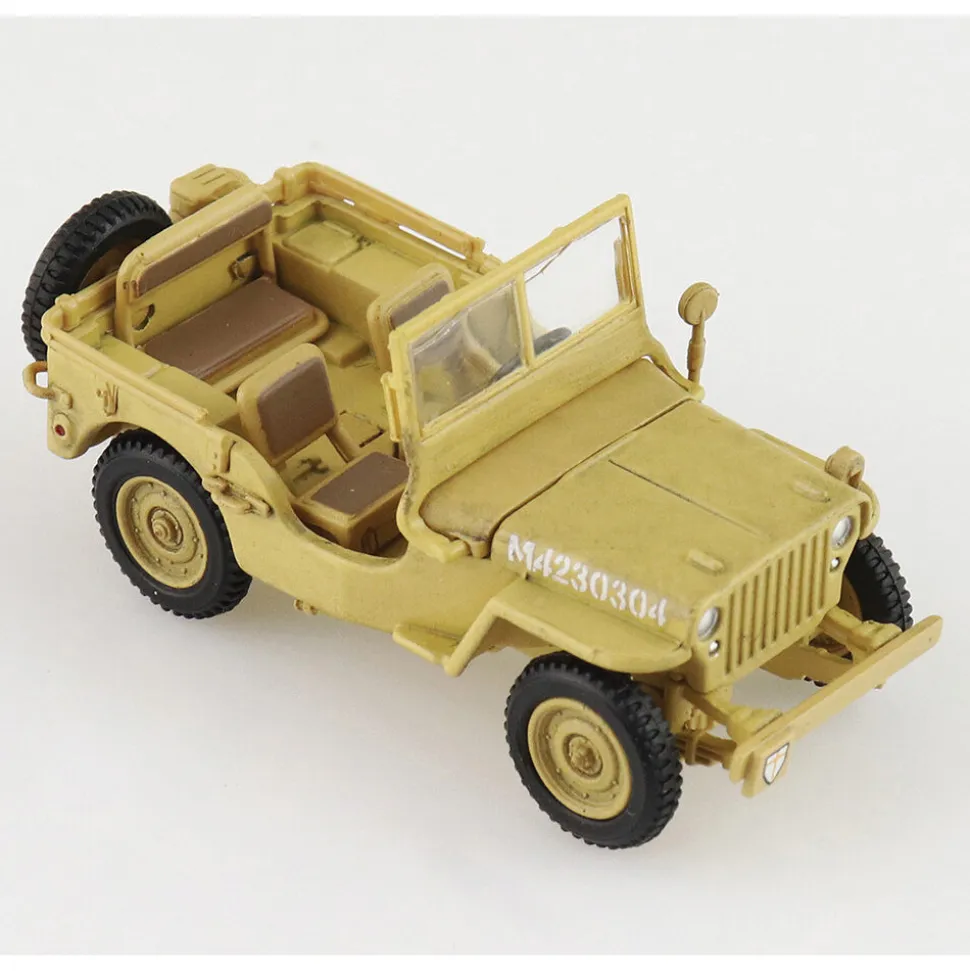 1/4 ton Military Vehicle 1/72 Die Cast Model - HG4217 British 8th Army, Gen. Bernard Montgomery, 1943 1:72 scale Metal by Hobby Master
