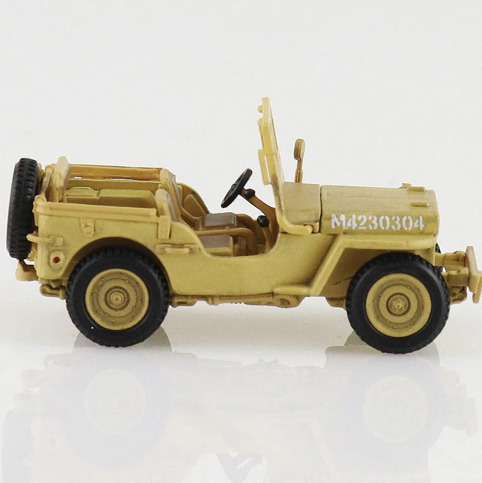 1/4 ton Military Vehicle 1/72 Die Cast Model - HG4217 British 8th Army, Gen. Bernard Montgomery, 1943 1:72 scale Metal by Hobby Master