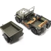 1/4-Ton Willys Jeep with Trailer 1/43 Die Cast Model 1:43 Scale Metal by Militaria Diecast