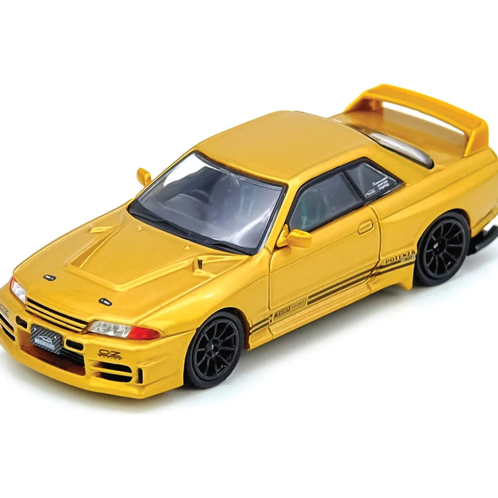 Top Secret BNR32 Nissan GT-R (650R) - Gold 1:64 Scale Diecast Model Car by Inno Models