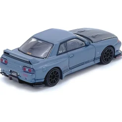 Top Secret Nissan R32 GT-R Stealth Grey 1:64 Scale Diecast Model Car by Inno Models