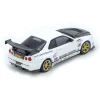 Top Secret Nissan R34 GT-R - White 1:64 Scale Diecast Model Car by Inno Models