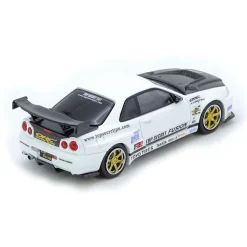 Top Secret Nissan R34 GT-R - White 1:64 Scale Diecast Model Car by Inno Models