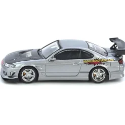 Top Secret Nissan Silvia (S15) - Silver 1:64 Scale Diecast Model Car by Inno Models