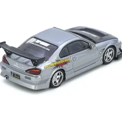 Top Secret Nissan Silvia (S15) - Silver 1:64 Scale Diecast Model Car by Inno Models