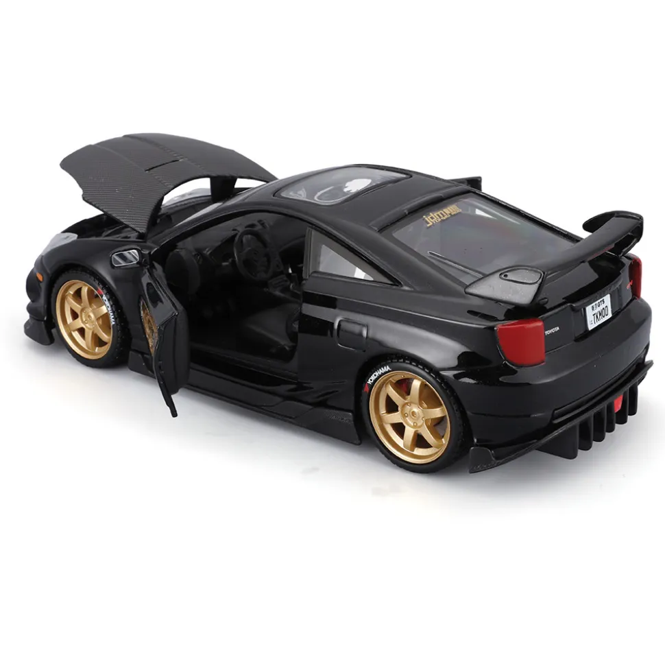 2004 Toyota Celica GT-S - Tokyo Mods Black 1:24 Scale Diecast Model Car by Maisto