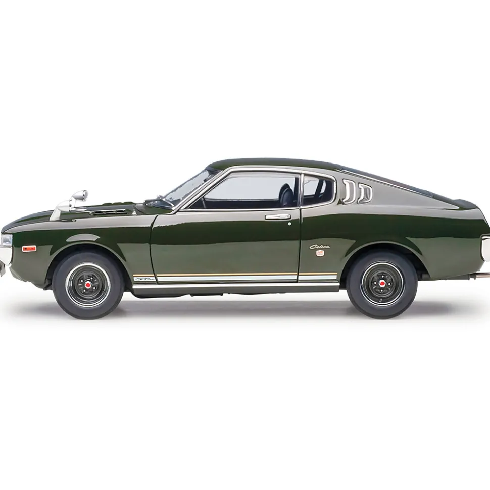 1973 Toyota Celica Liftback 2000GT (RA25) - Moss Green 1:18 Scale Diecast Model Car by AutoArt