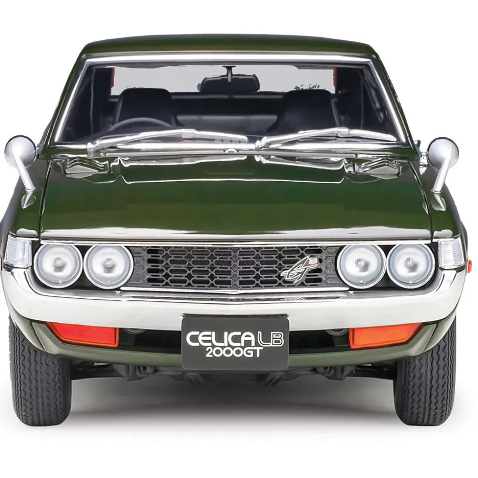 1973 Toyota Celica Liftback 2000GT (RA25) - Moss Green 1:18 Scale Diecast Model Car by AutoArt