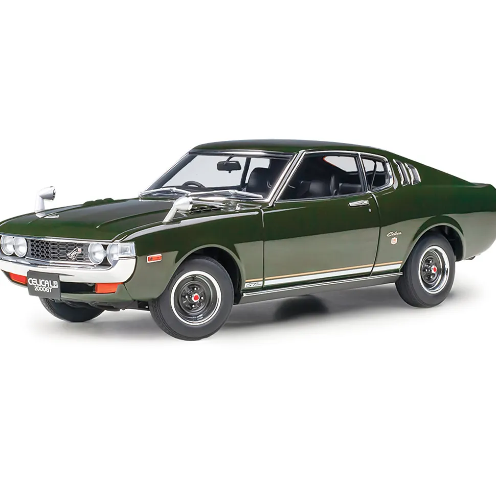 1973 Toyota Celica Liftback 2000GT (RA25) - Moss Green 1:18 Scale Diecast Model Car by AutoArt