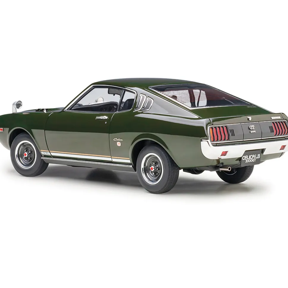 1973 Toyota Celica Liftback 2000GT (RA25) - Moss Green 1:18 Scale Diecast Model Car by AutoArt