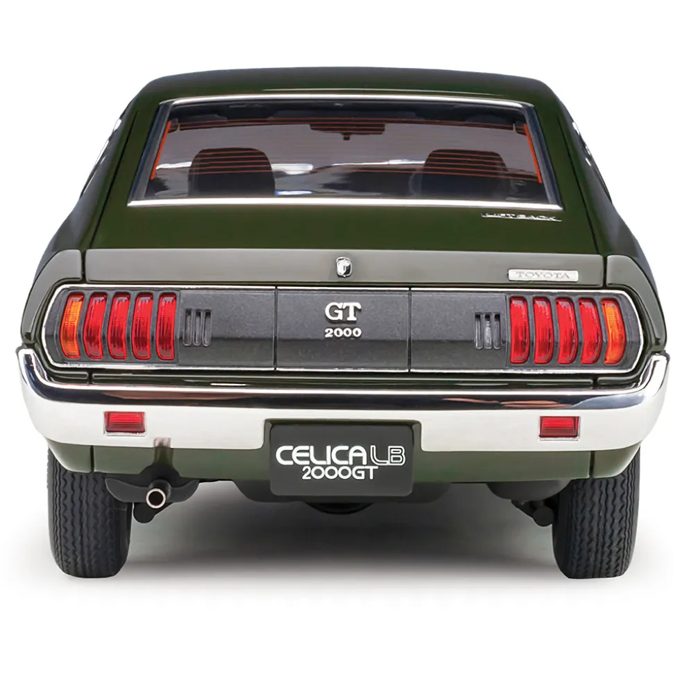 1973 Toyota Celica Liftback 2000GT (RA25) - Moss Green 1:18 Scale Diecast Model Car by AutoArt