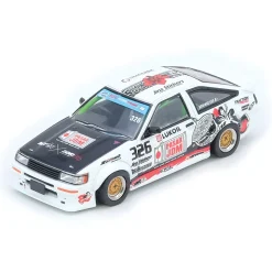 Toyota Corolla AE86 Levin "Trackers Racing" 1:64 Scale Diecast Model Car by Inno Models