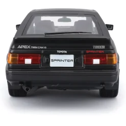 Toyota Corolla (Sprinter Trueno) AE86 - Black 1:24 Scale Diecast Model Truck by Maisto