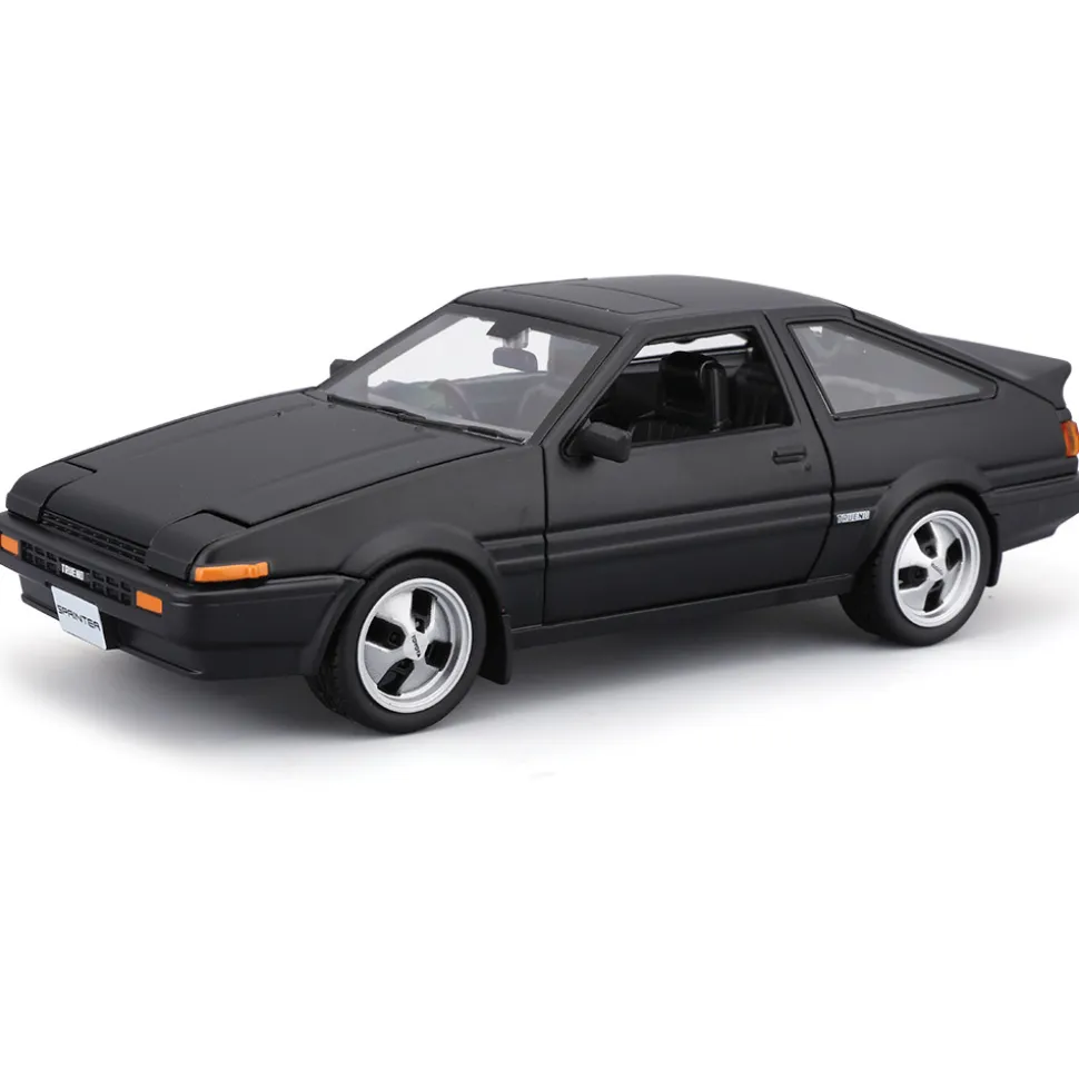 Toyota Corolla (Sprinter Trueno) AE86 - Black 1:24 Scale Diecast Model Truck by Maisto