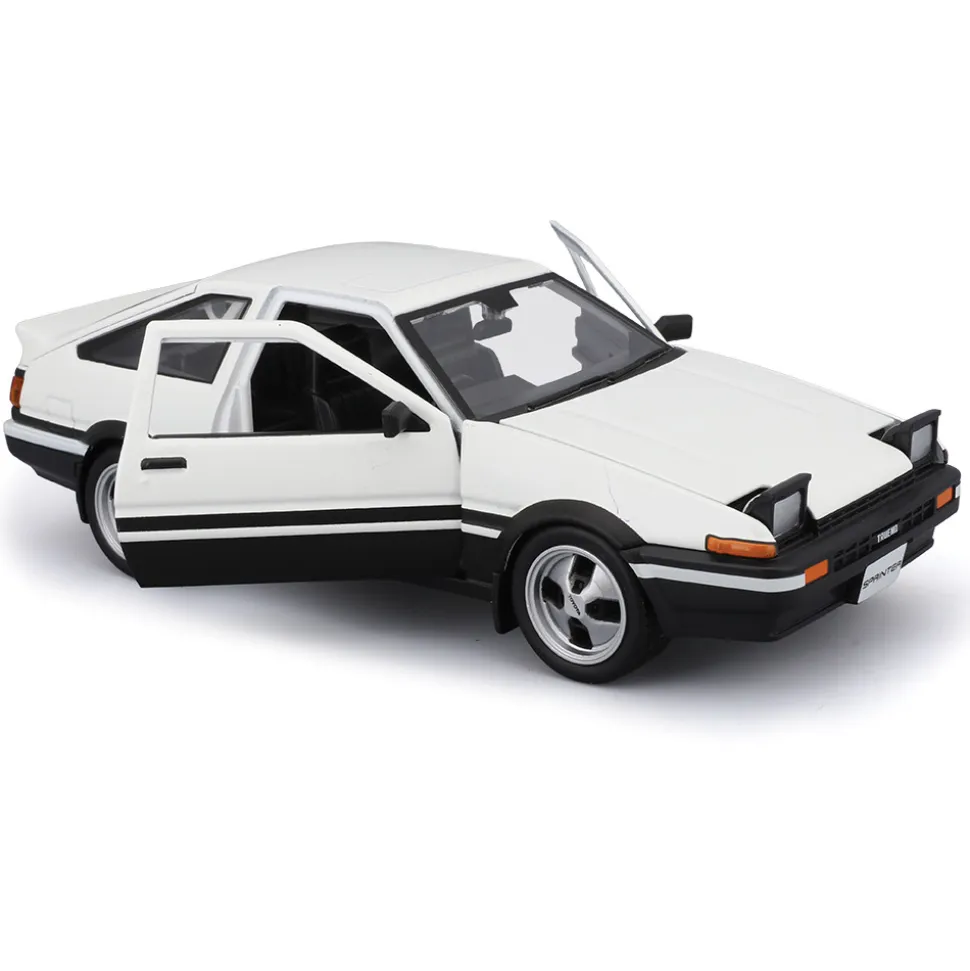 Toyota Corolla (Sprinter Trueno) AE86 - White 1:24 Scale Diecast Model Truck by Maisto