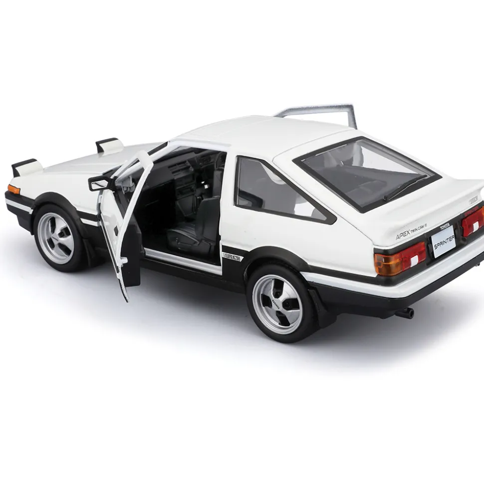 Toyota Corolla (Sprinter Trueno) AE86 - White 1:24 Scale Diecast Model Truck by Maisto