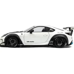 2024 Toyota GR 86 LBWK Body Kit - Pearl White 1:18 Scale Diecast Model Car by Solido