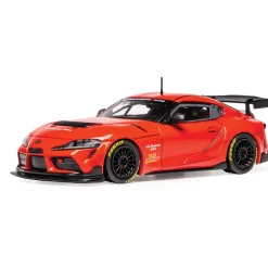2022 Toyota GR Supra GT4 '50 Edition' - Red 1:43 Scale Diecast Model Car by IXO Models