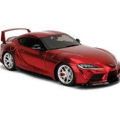 Toyota GR Supra W6 - Pink Slips Candy Red 1:18 Scale Diecast Model Car by Pink Slips