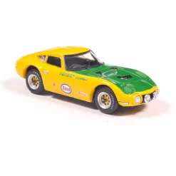 1966 Toyota 2000GT - Yatabe Speed Trials - Yellow 1:64 Scale Diecast Model Car by IXO Models