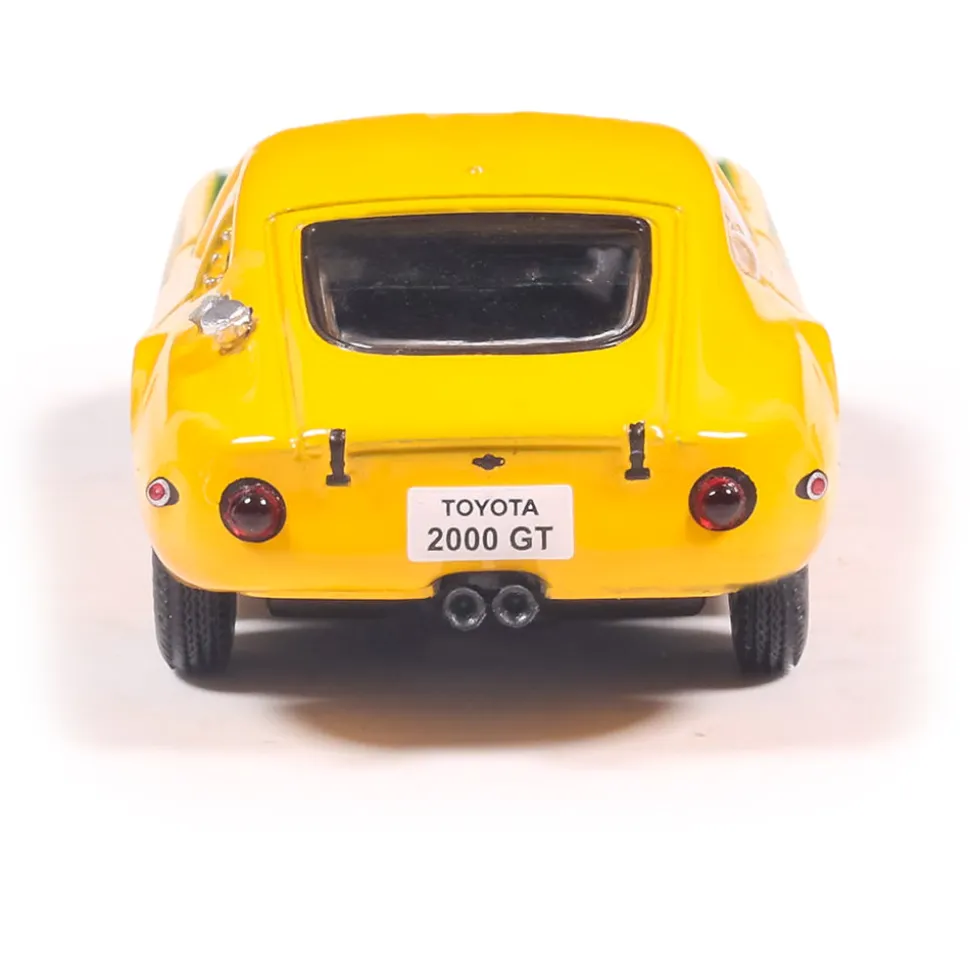 1966 Toyota 2000GT - Yatabe Speed Trials - Yellow 1:64 Scale Diecast Model Car by IXO Models