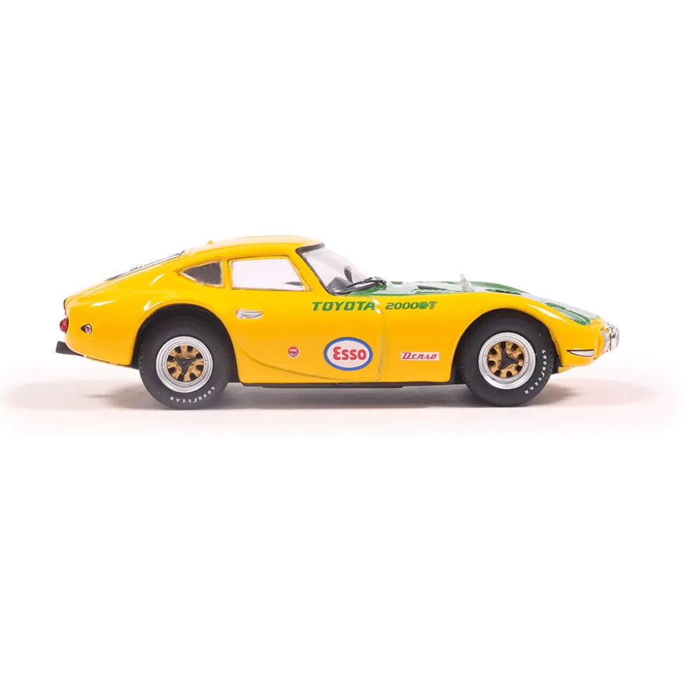 1966 Toyota 2000GT - Yatabe Speed Trials - Yellow 1:64 Scale Diecast Model Car by IXO Models