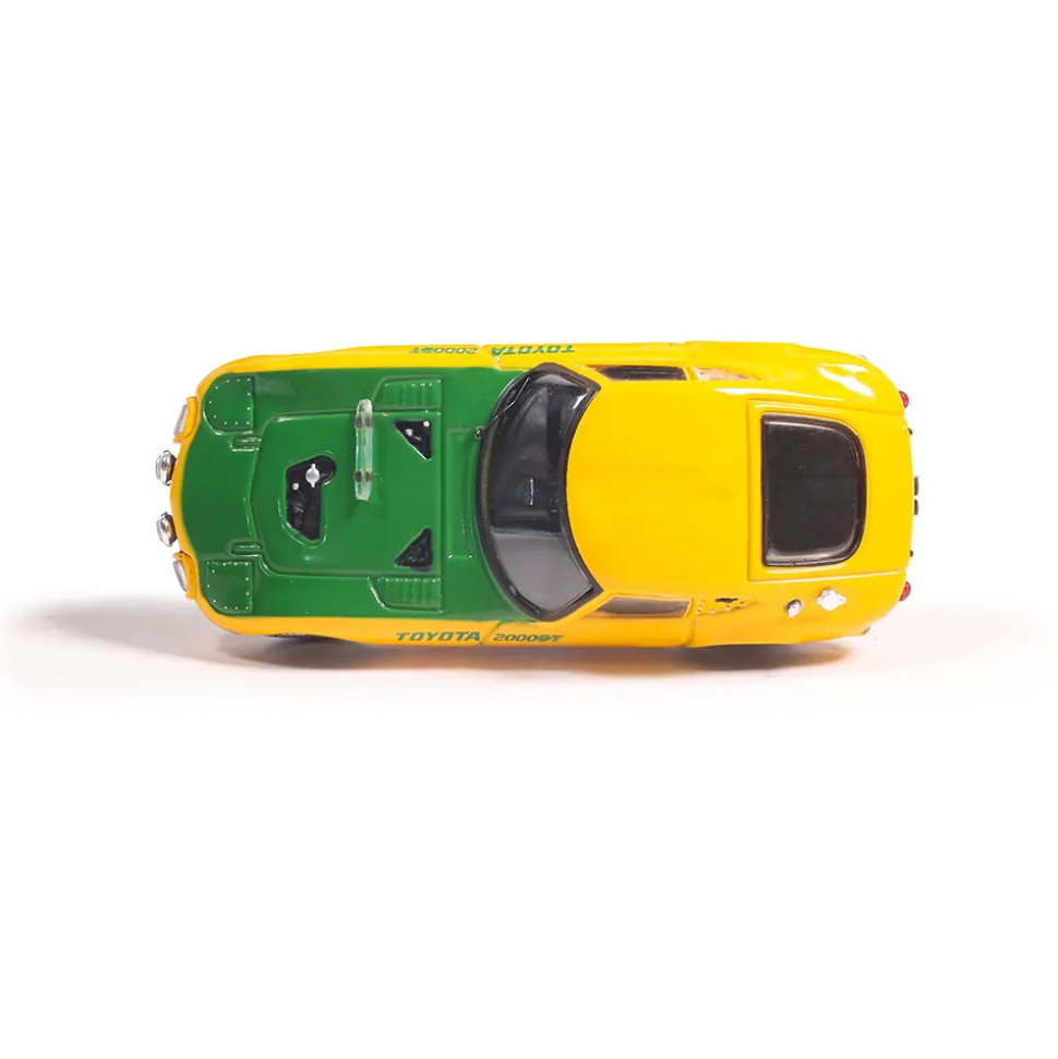 1966 Toyota 2000GT - Yatabe Speed Trials - Yellow 1:64 Scale Diecast Model Car by IXO Models