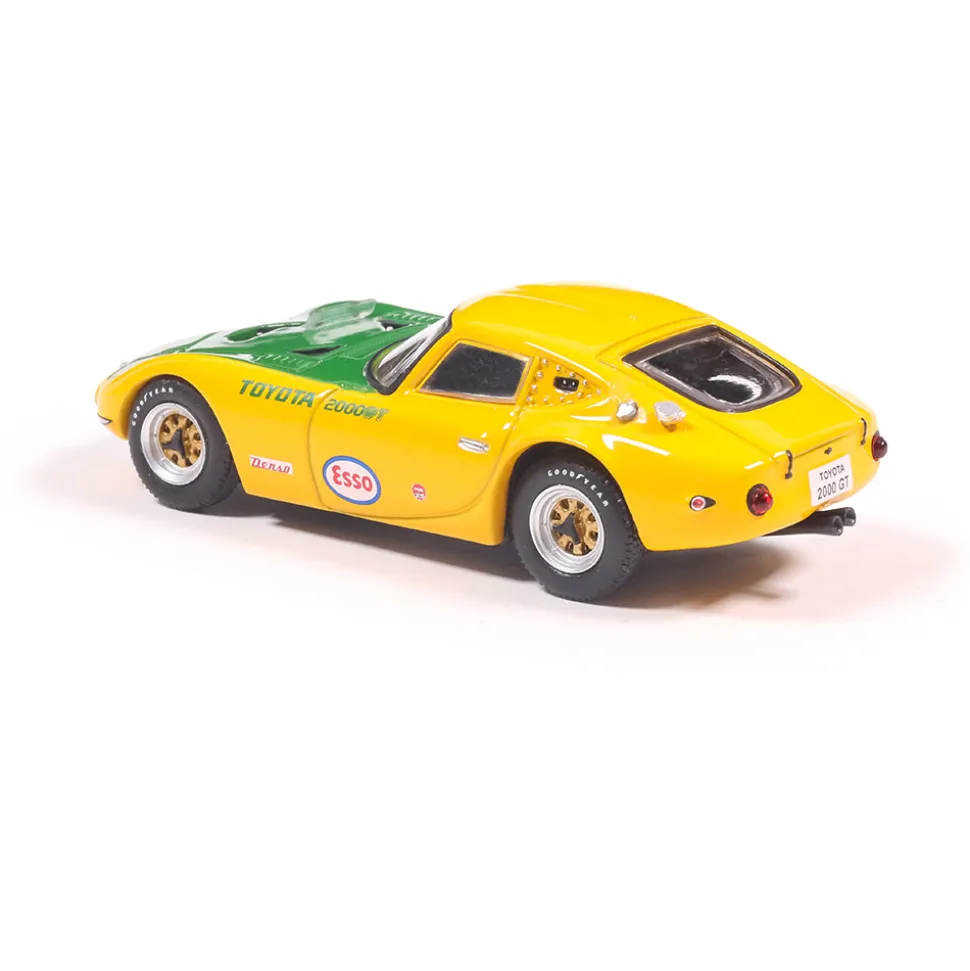 1966 Toyota 2000GT - Yatabe Speed Trials - Yellow 1:64 Scale Diecast Model Car by IXO Models