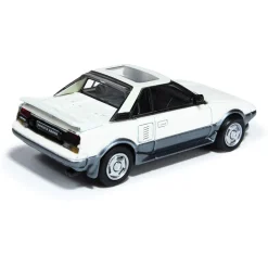 1985 Toyota MR2 MK1 - White/ Silver 1:64 Scale Diecast Model Car by Paragon Models
