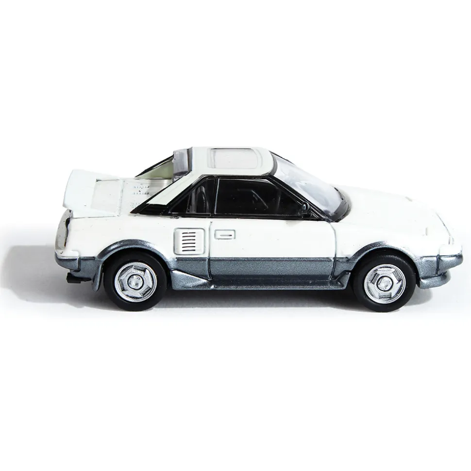 1985 Toyota MR2 MK1 - White/ Silver 1:64 Scale Diecast Model Car by Paragon Models