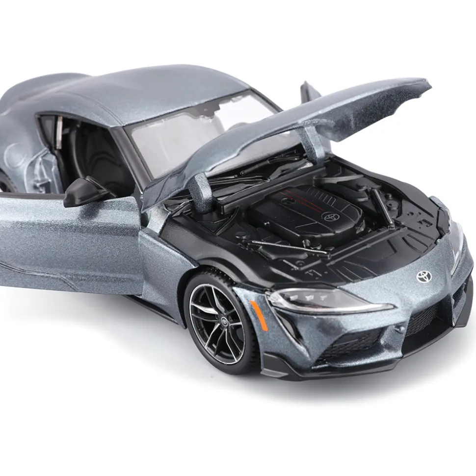 2022 Toyota Supra GR - Gray 1:24 Scale Diecast Model Car by Maisto