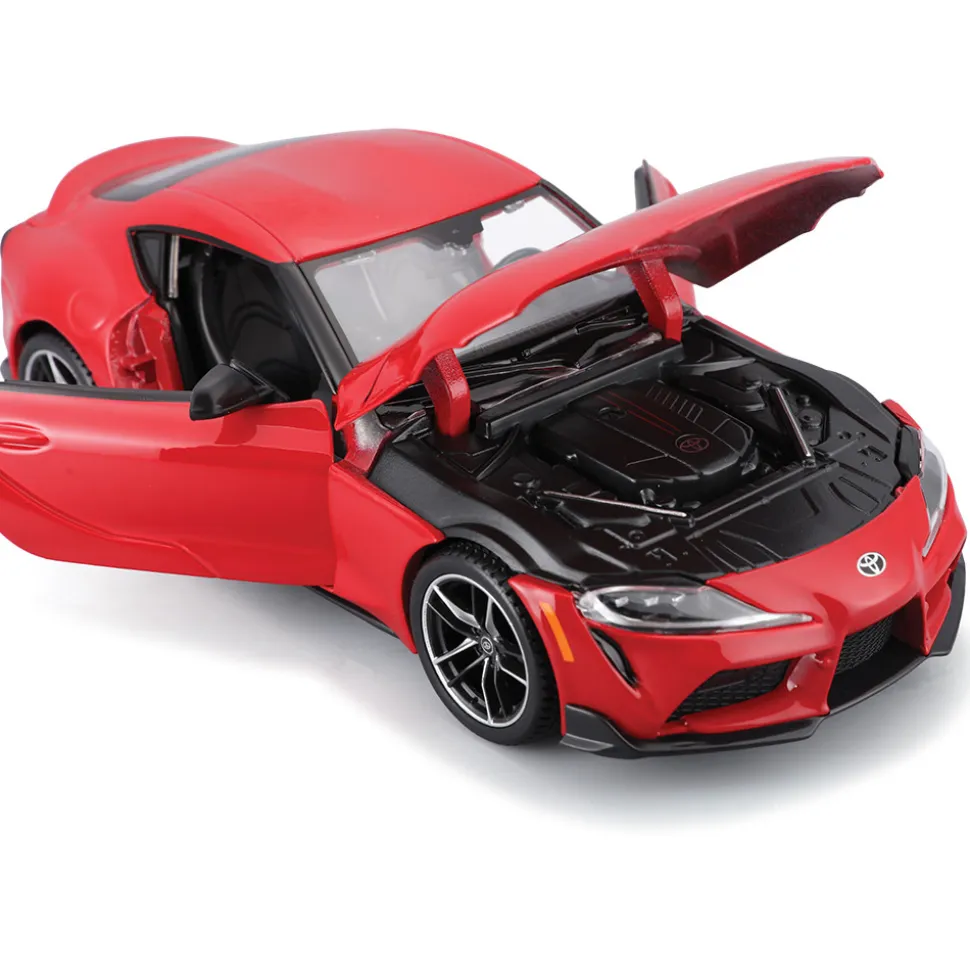 2022 Toyota Supra GR - Red 1:24 Scale Diecast Model Car by Maisto