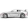 1995 Toyota Supra - Silver 1:24 Scale Diecast Model Car by Jada Toys