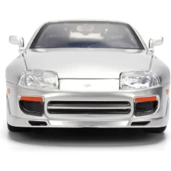 1995 Toyota Supra - Silver 1:24 Scale Diecast Model Car by Jada Toys