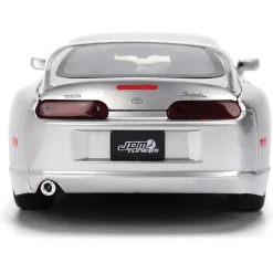 1995 Toyota Supra - Silver 1:24 Scale Diecast Model Car by Jada Toys