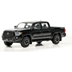 2022 Toyota Tacoma - Midnight Black Metallic 1:64 Scale Diecast Model Truck by IXO Models