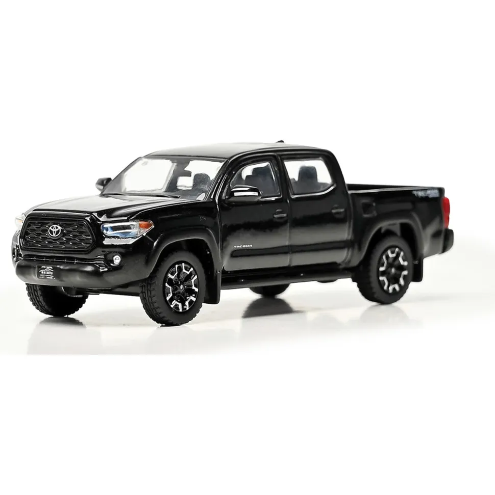 2022 Toyota Tacoma - Midnight Black Metallic 1:64 Scale Diecast Model Truck by IXO Models