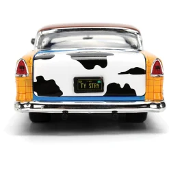 1955 Toy Story Chevy Bel Air w/Diecast Woody Figure 1:24 Scale Diecast Model Car by Jada Toys